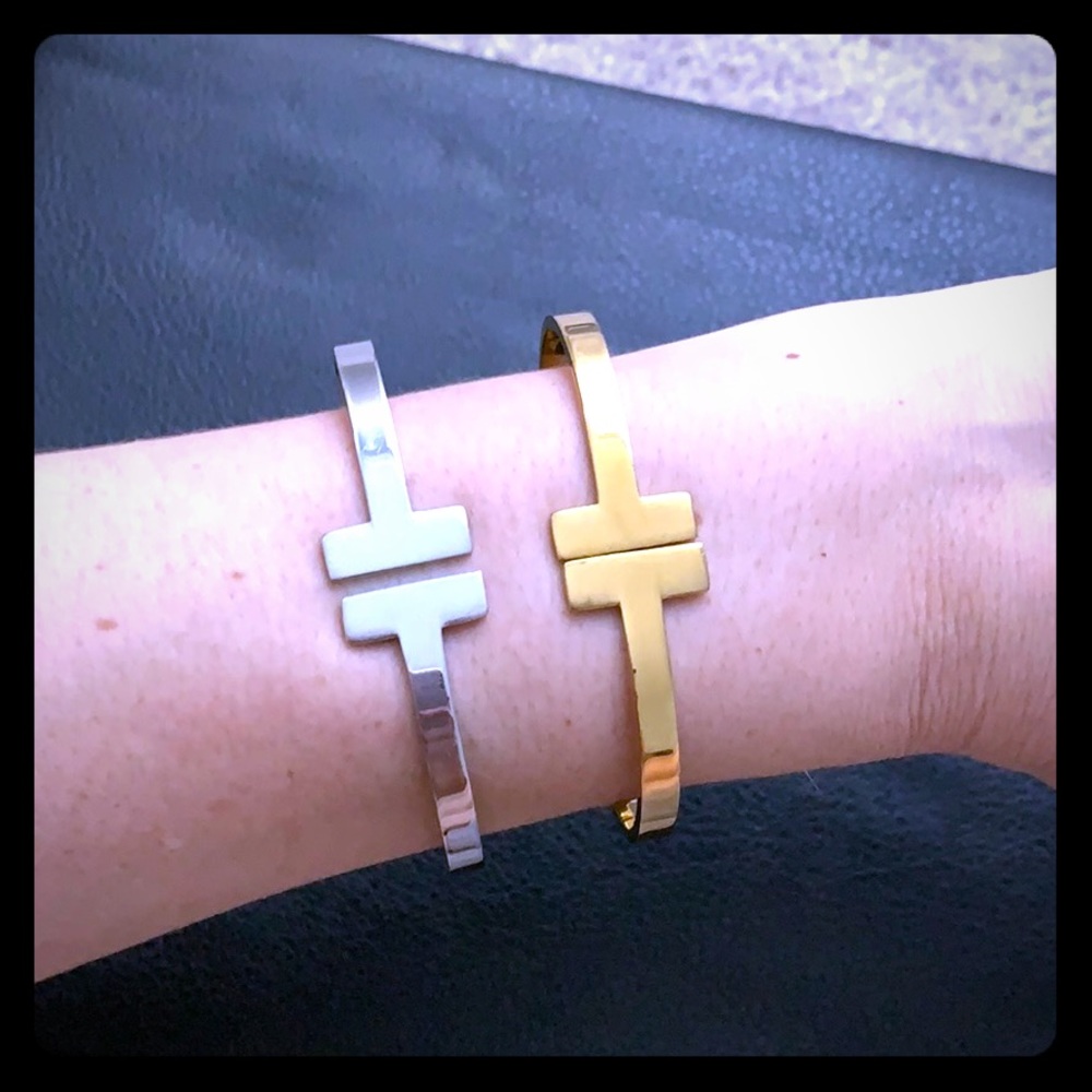 Gold and Silver Bangles